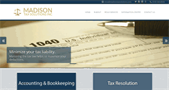 Desktop Screenshot of madisontaxsolutions.com